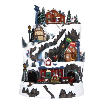 Moutain village animated