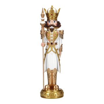 Nutcracker Sceptor Poly Gold LED 50cm