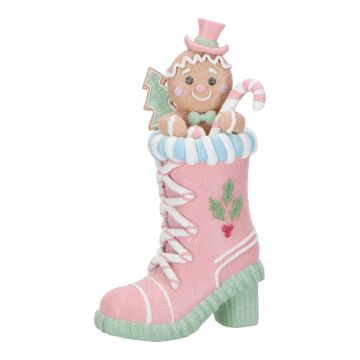 Gingerbread man in boot poly