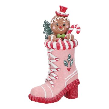 Gingerbread man in boot poly