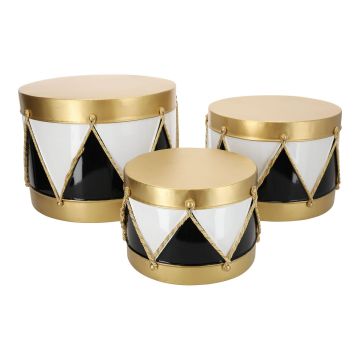 Metal drum 3pcs set metal
