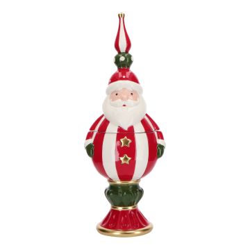 Candy jar Santa ceramic