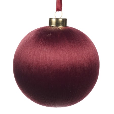 YARN BALL ON RIBBON BURG 10CM