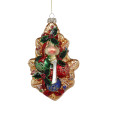 + GLSS JEWEL PARTRIDGE IN PEAR TREE ORN 21CM
