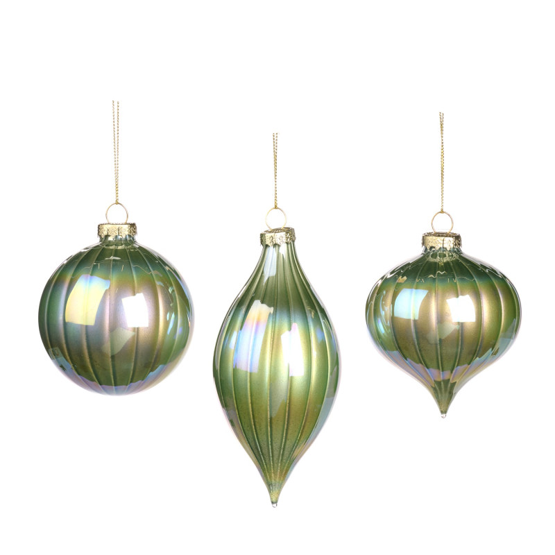 GLSS IR.STRIPE BALL/FIN.ORN ASS/3 GRN/MULTI 8CM