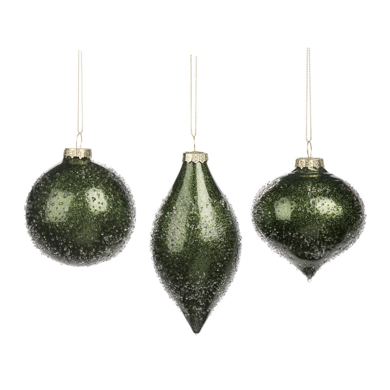 GLSS CRUSH BALL/FIN.ORN ASS/3 GRN 8CM