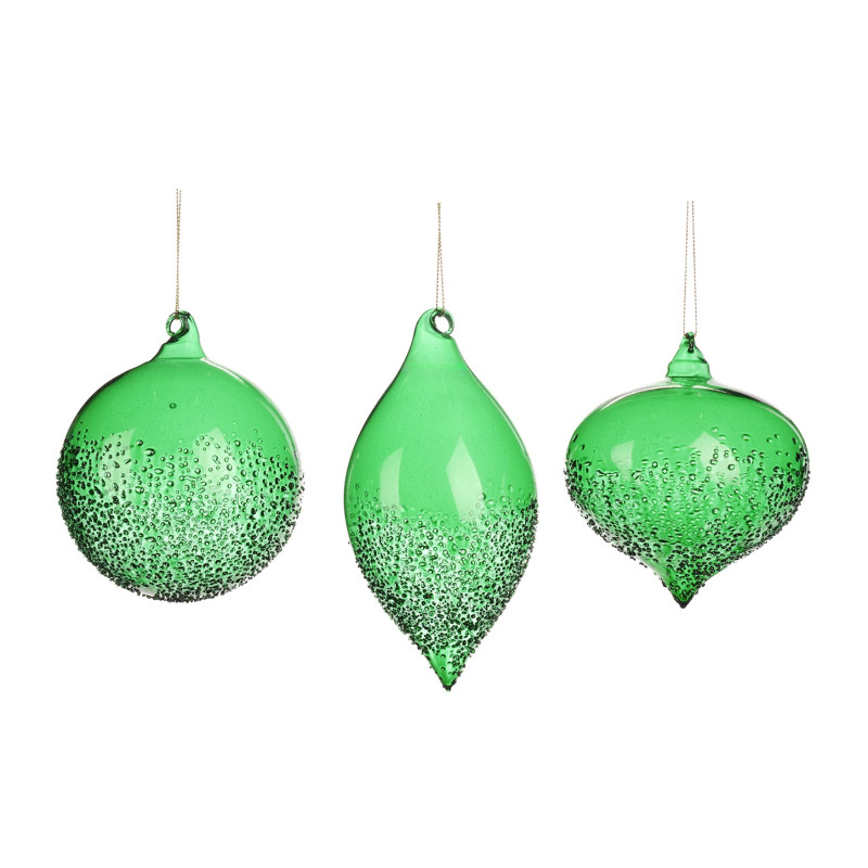 GLSS CRUSH BOTT.BALL/FIN.ORN ASS/3 GRN 10CM