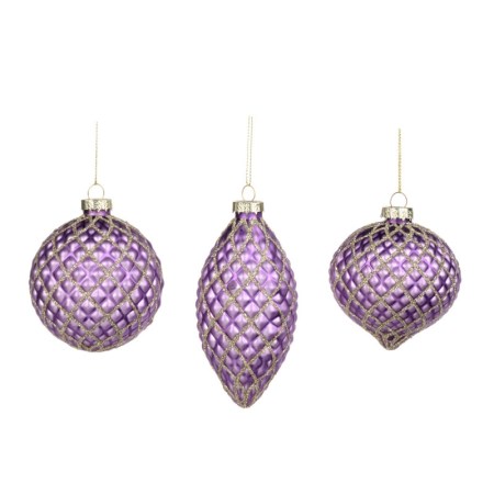 + GLSS GLT NET BALL/FIN.ORN ASS/3 PRPL 8CM