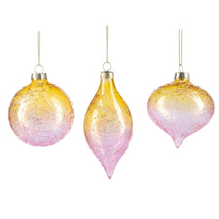 + GLSS GRAD.THREAD BALL/FIN.ORN ASS/3 YL/PNK 8CM