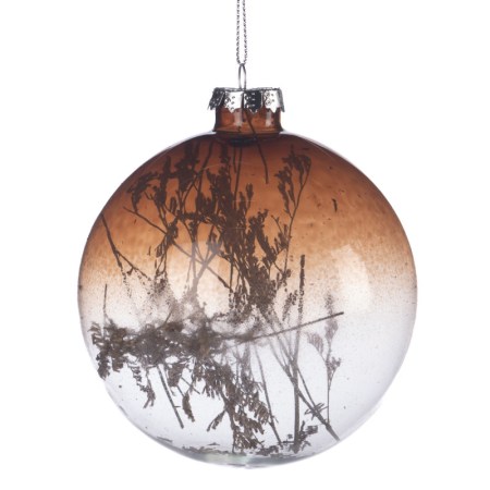 + GLSS GRAD.DRIED PLANT BALL CLR/BRWN 10CM