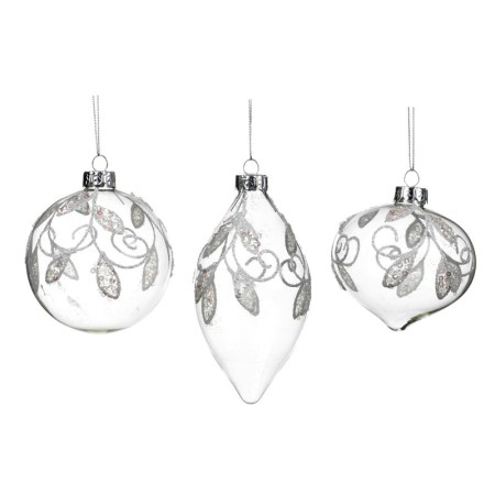 + GLSS GLT LF SWIRL TOP BALL/FIN.ORN ASS/3 CLR 8CM