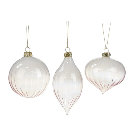 + GLSS GRAD.STRIPE BALL/FIN.ORN ASS/3 WH/PNK 8CM