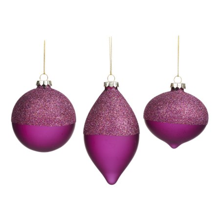 + GLSS GLT TOP BALL/FIN.ORN ASS/3 PRPL 8CM