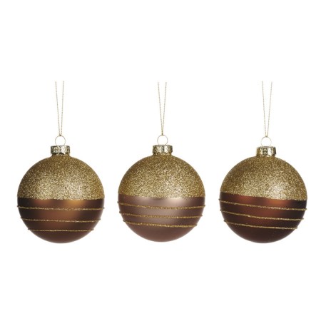 + GLSS GLT TOP/HOR.LINES BALL ASS/3 BRWN 8CM