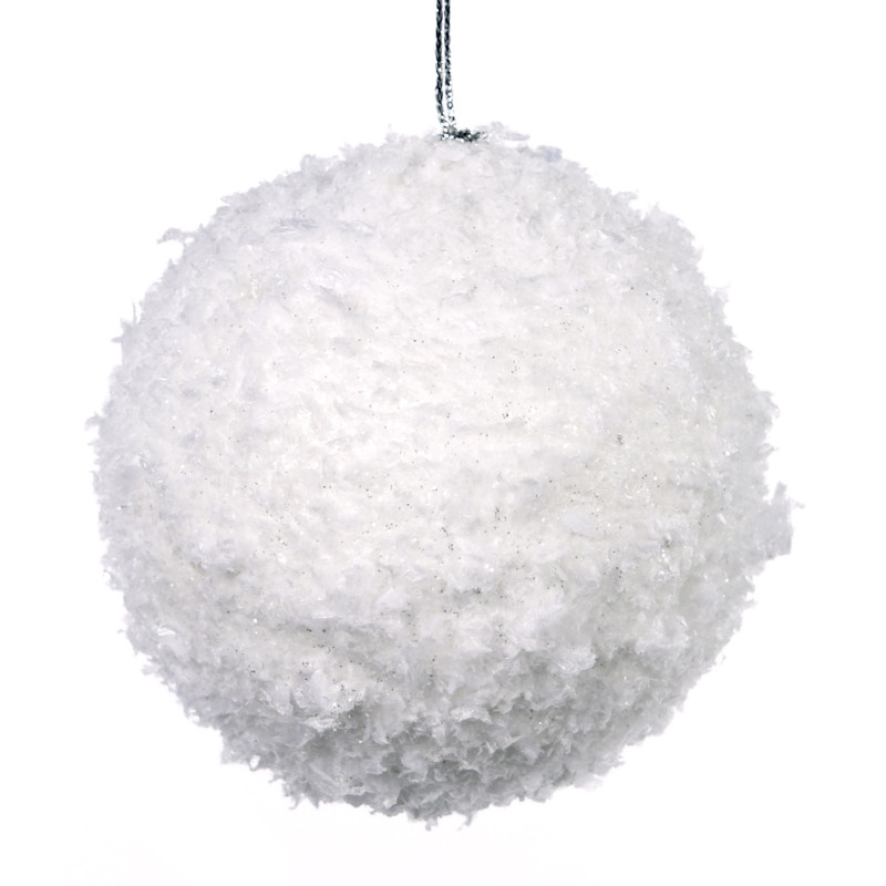 FLOCK.BALL WH 8CM