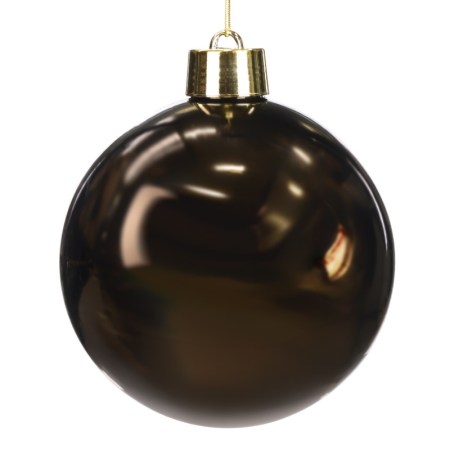 + SHINY BALL BRWN 20CM