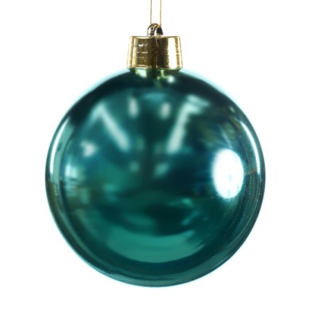 SHINY BALL OPAQUE TURQ.BLU 20CM