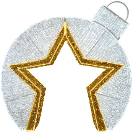 Christmas ball star led string aluminium ###
