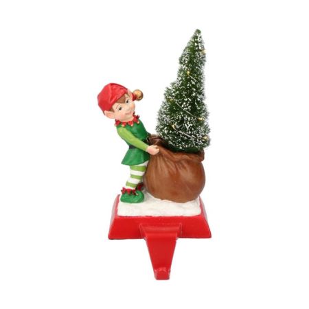 Elf stocking holder poly