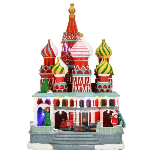 Village 'St Basils Cathedral' animated