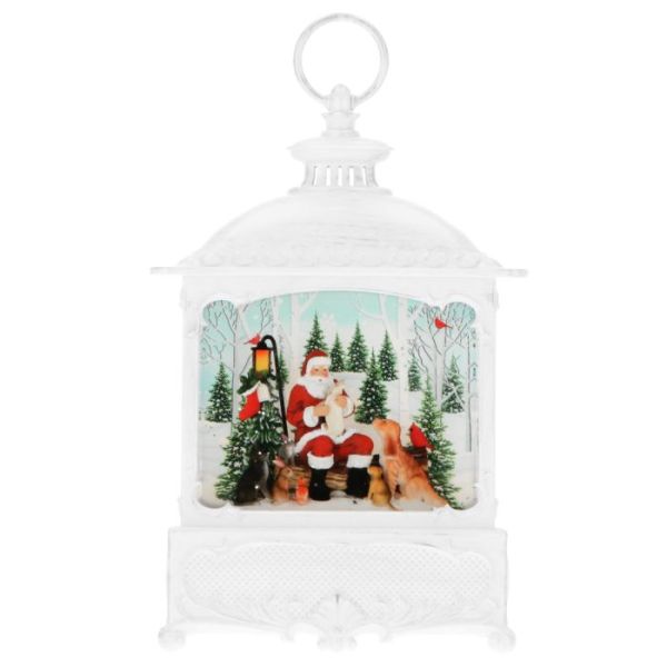 Lantern santa water spinning