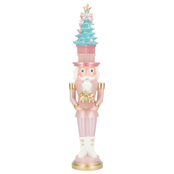 Nutcracker with Tree on Hat Poly Candy 52,5cm