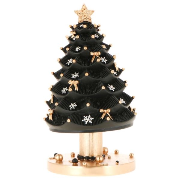 Christmas tree turning with music poly