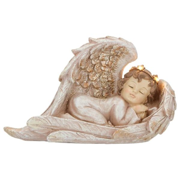 Angel on wing led poly
