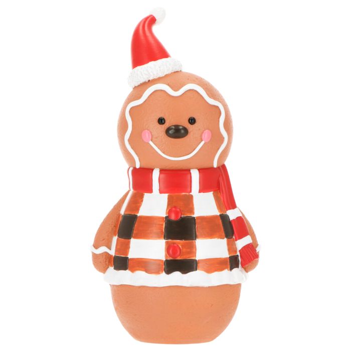 Man Gingerbread with Sweater Poly 27cm