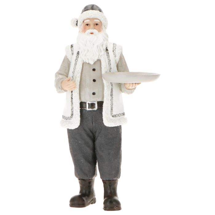 Santa with plate poly