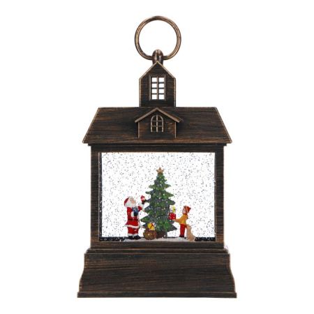 Lantern santa water spinning