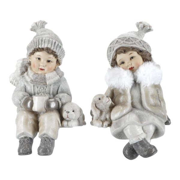 Children sitting poly