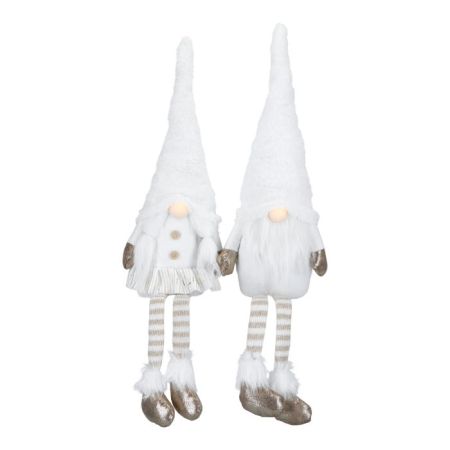 Gnome boy &amp; girl hanging legs nose LED 2ass