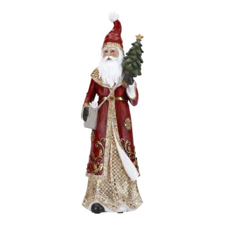 Santa with tree poly