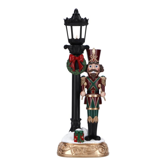 Nutcracker with Lantern Poly 35cm