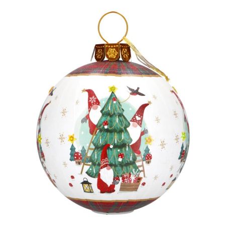 Christmas ball gnome led 35cm