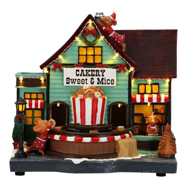 Christmas cakery mice animated