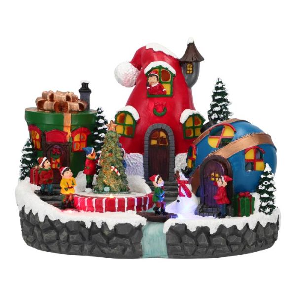 Elf village animated