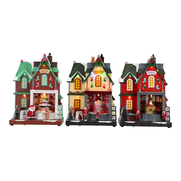 Santa house 3 ass animated