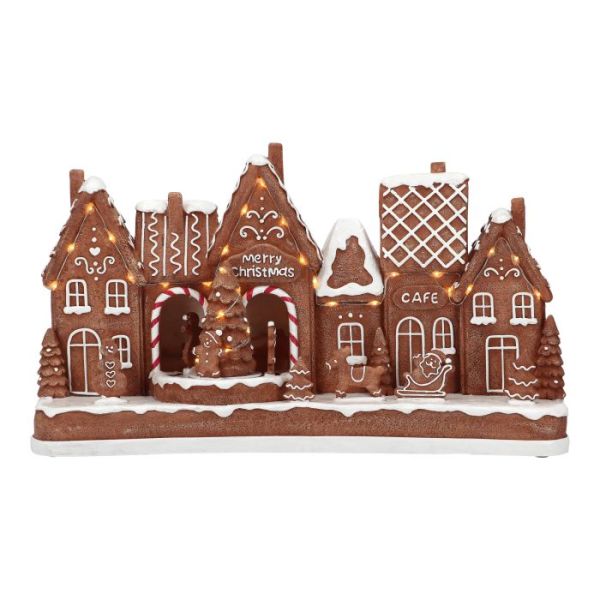 Gingerbread townhouse animated