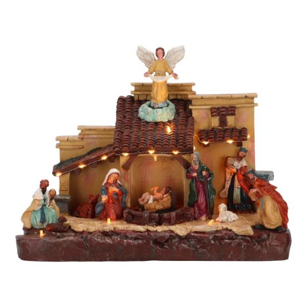 Nativity angel scene