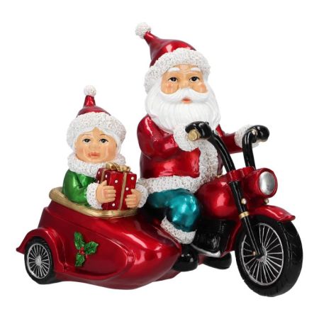Santa and Mrs in autoette poly