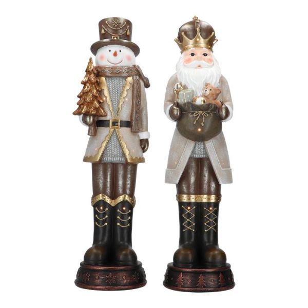 Nutcracker and snowman 2 ass poly
