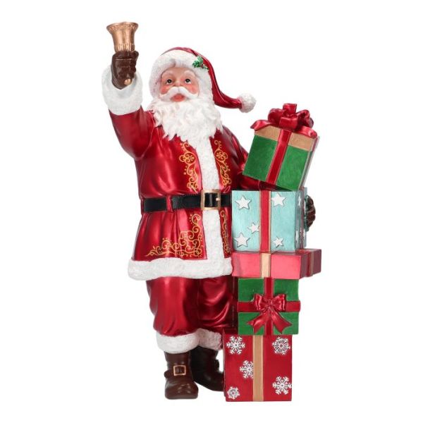 Santa with gifts poly