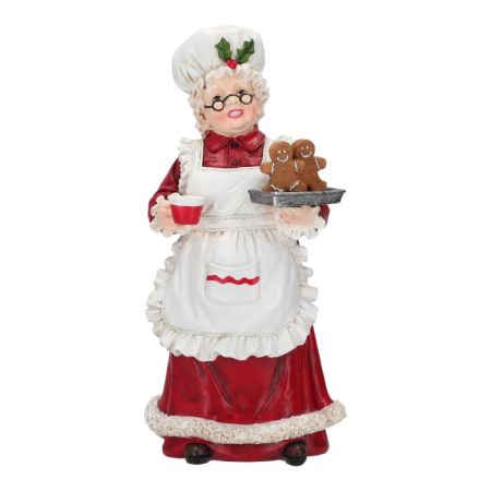 Mrs Santa gingerbread poly