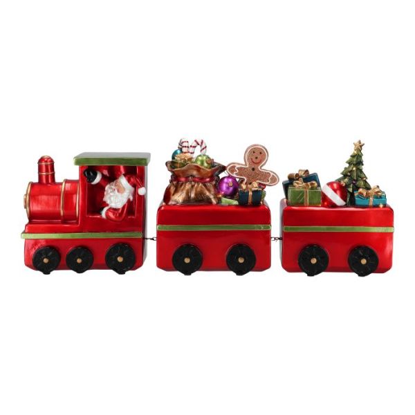 Train decorated led poly
