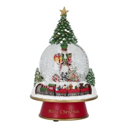 Waterball snowing nutcracker