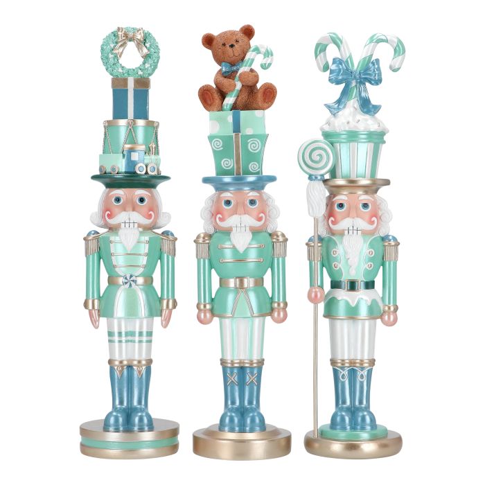 Nutcracker decorated 3 ass