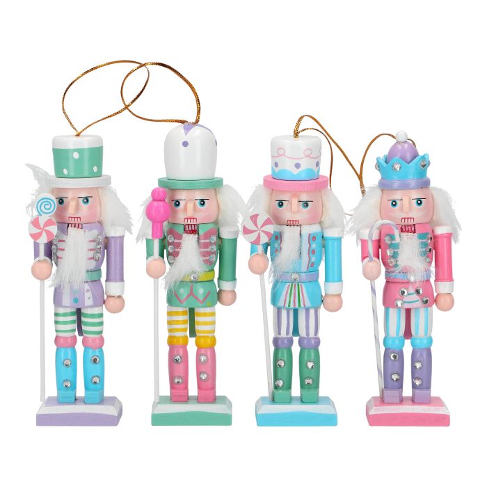 Nutcracker wood 4pcs set