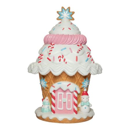 Gingerbread house LED 100cm fiberglass